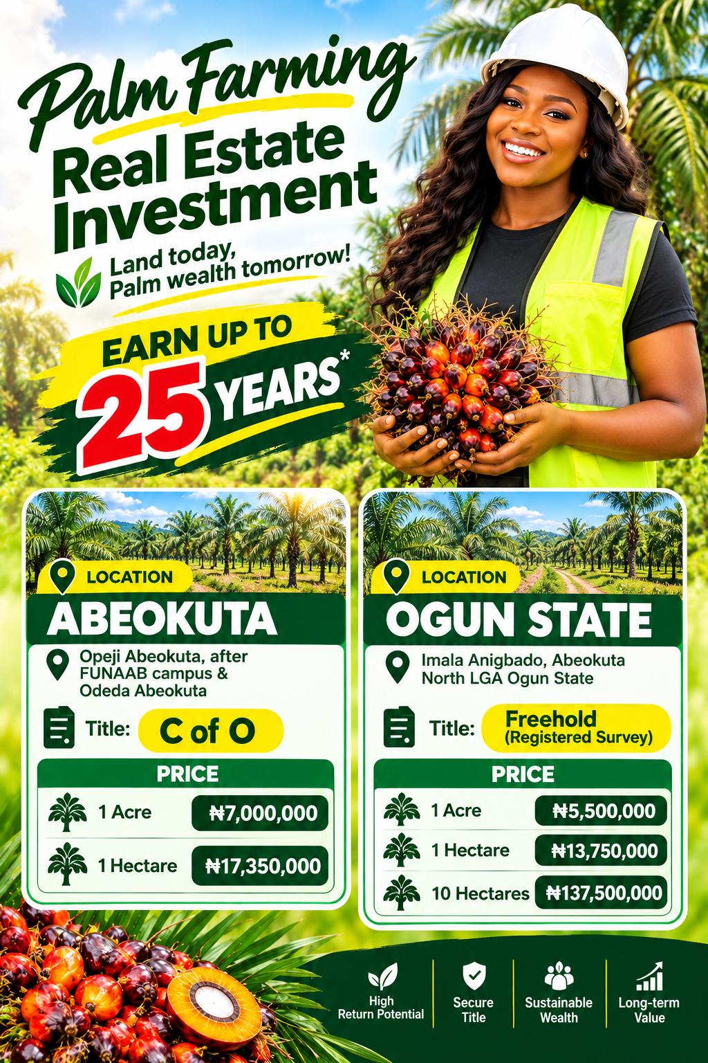 Agro Real Estate -Palm oil Farm