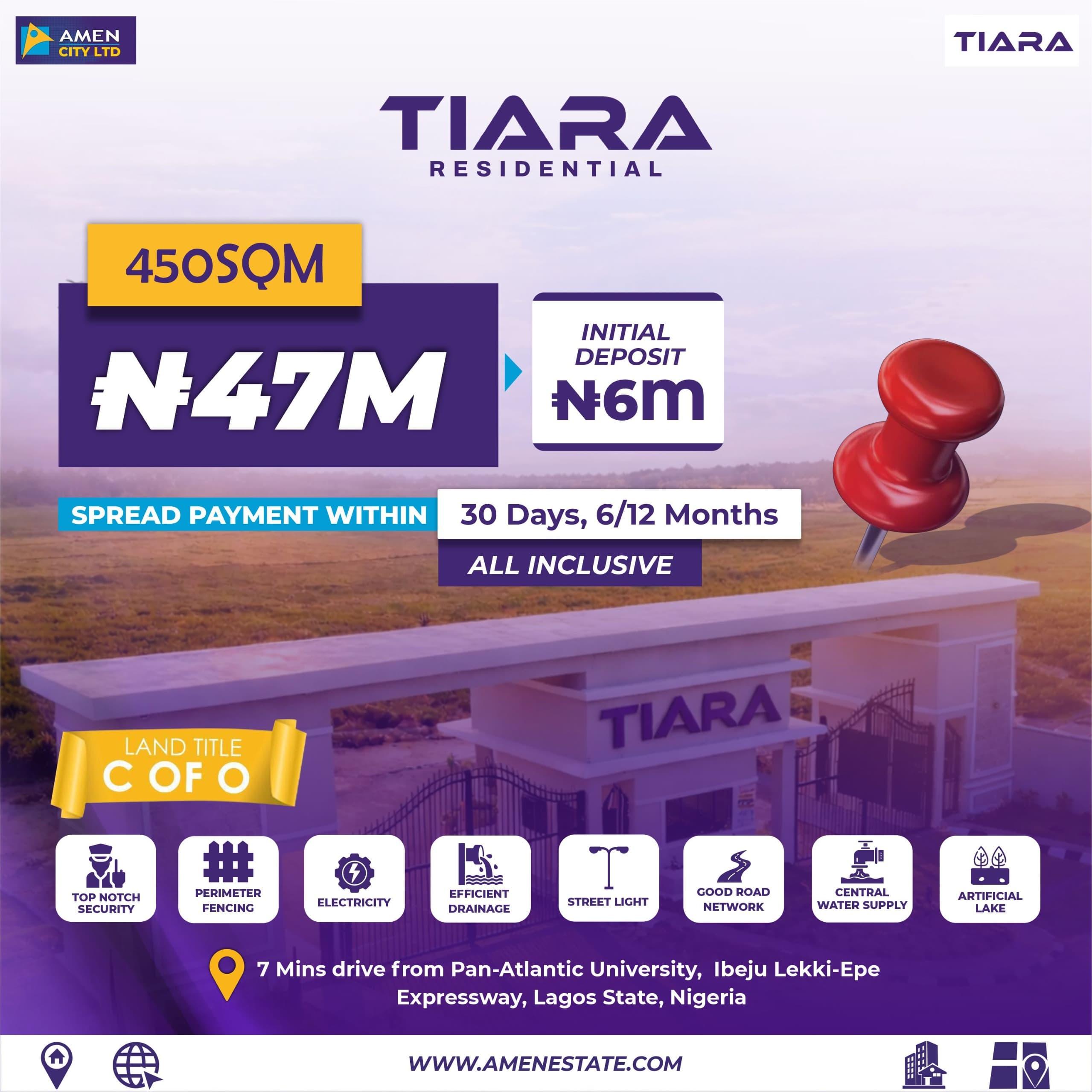 Prime land along the Lekki International Airport Road