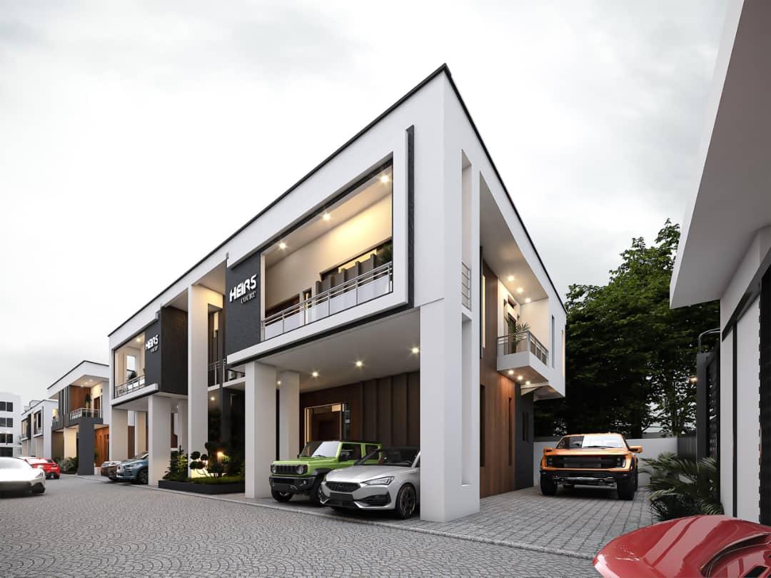 3 Bedroom Semi-Detached Duplex with Bq Watchtower Road, Lakowe Golf