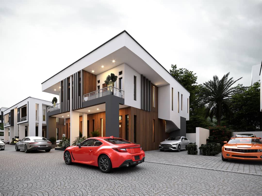 3 Bedroom Semi-Detached Duplex with Bq Watchtower Road, Lakowe Golf