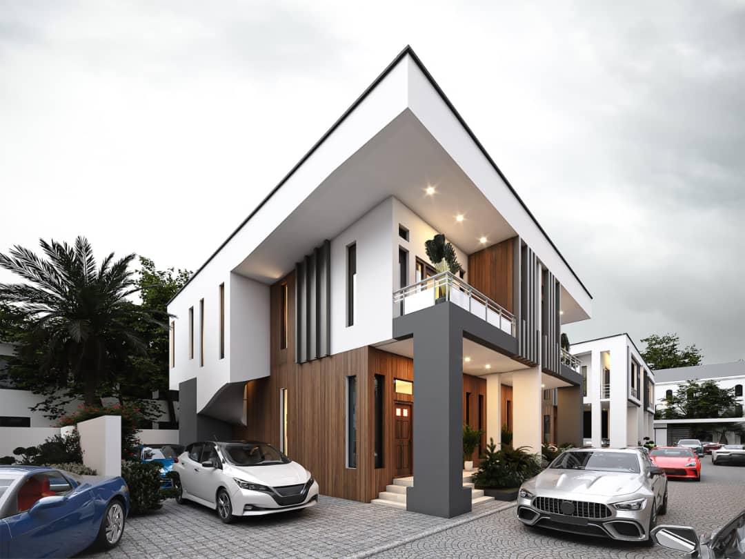3 Bedroom Semi-Detached Duplex with Bq Watchtower Road, Lakowe Golf