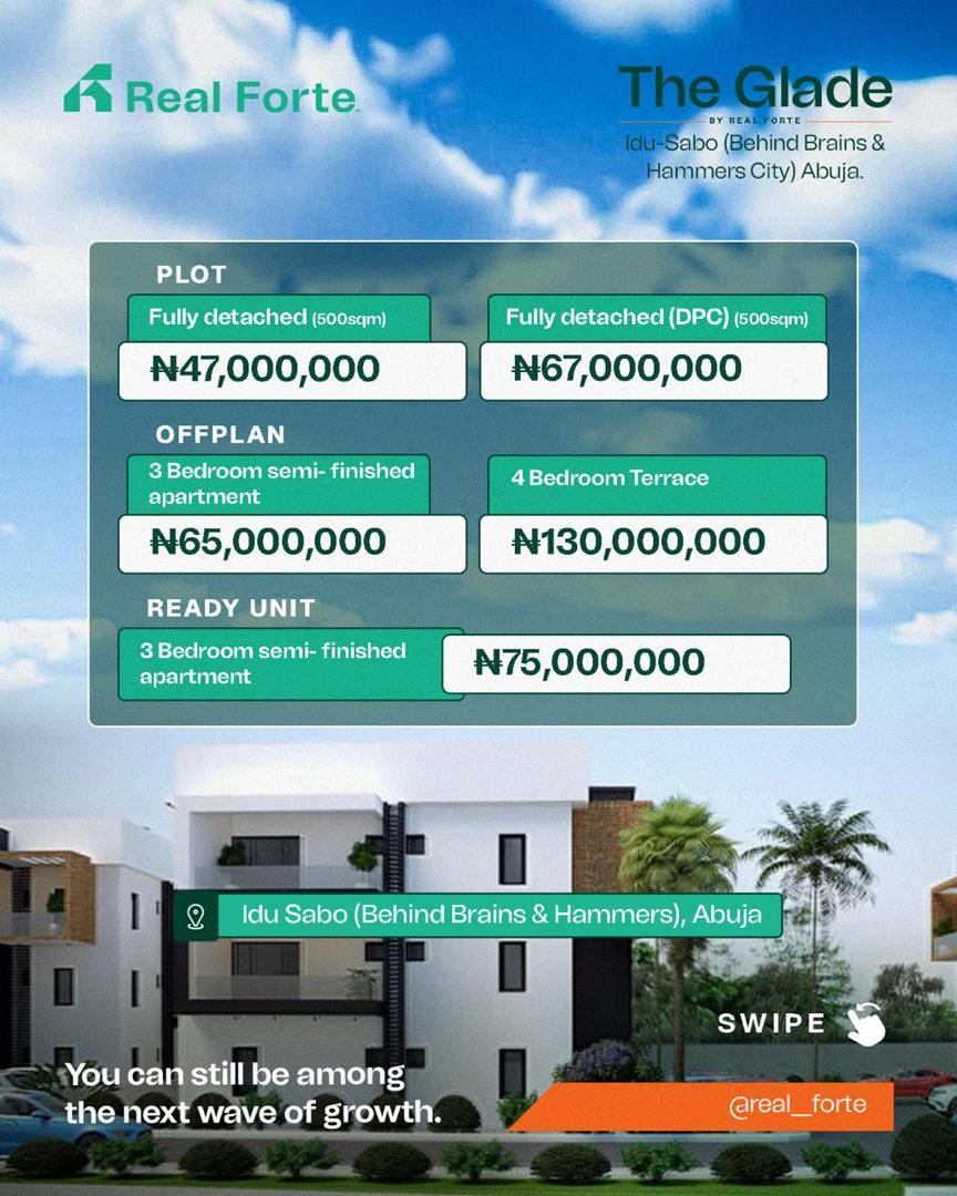 Strategically positioned Terraces in Abuja