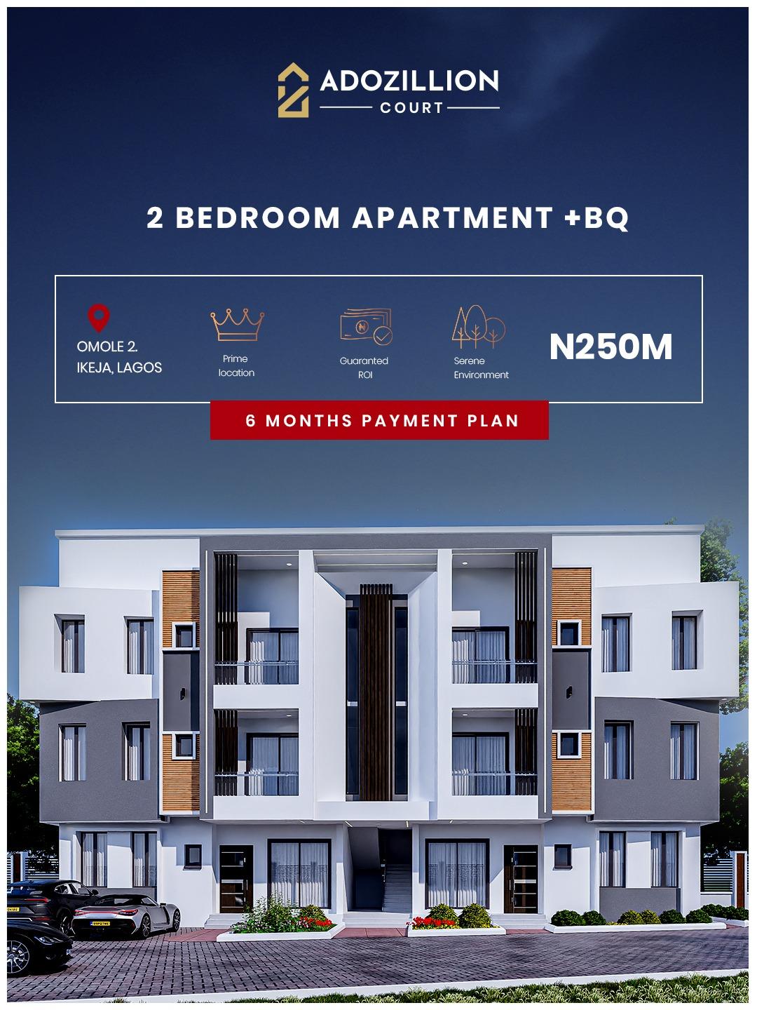 4 Bedroom Fully Detached Duplex+Bq For Sale at Omole Phase 2 Ikeja