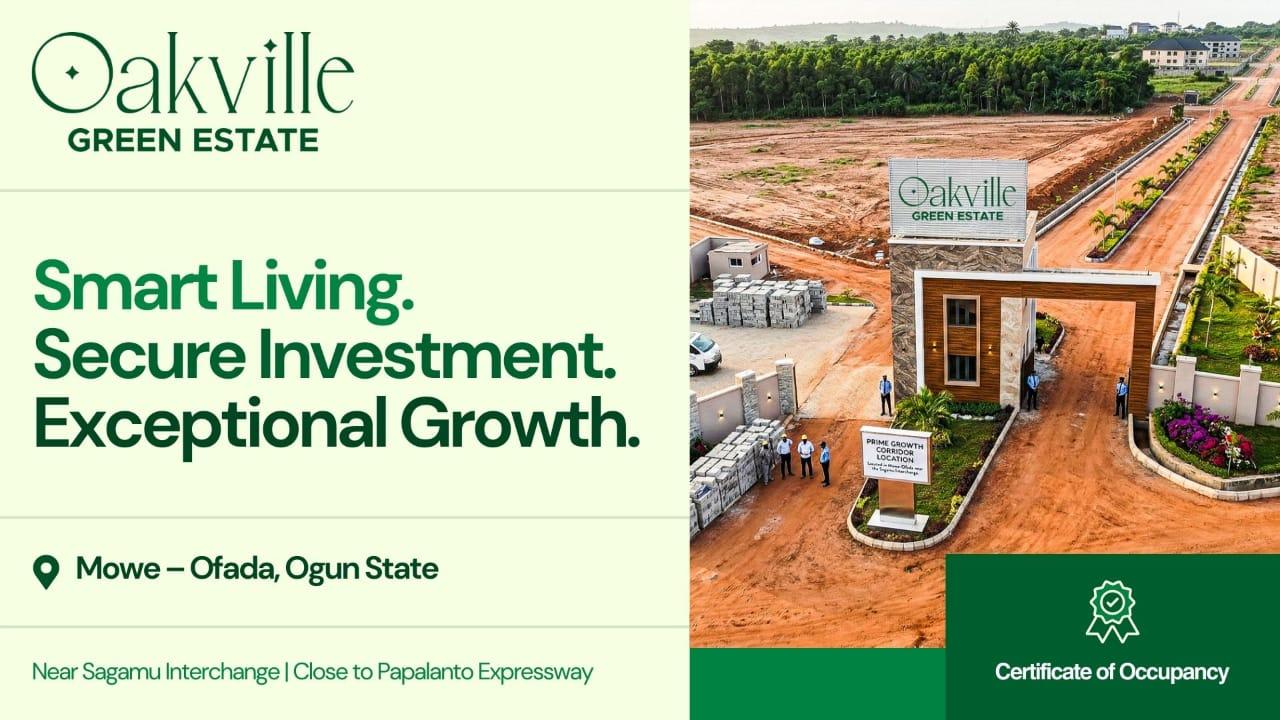 Pinnacle of Luxury Living in Oak Ville Green Estate Mowe Ofada